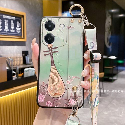 适用华为wikox70手机壳智选wiko X70保护套CHE-AN00腕带支架新款斜挎背带全包防摔挂绳挂脖子5G男女款中国风