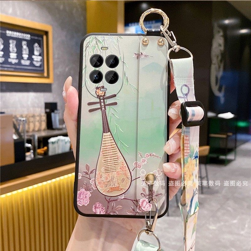 适用华为nova14活力版手机壳TYR-AL00保护套Pro腕带支架Ultra斜挎背带硅胶软壳全包防摔挂绳挂脖女款5G国风男