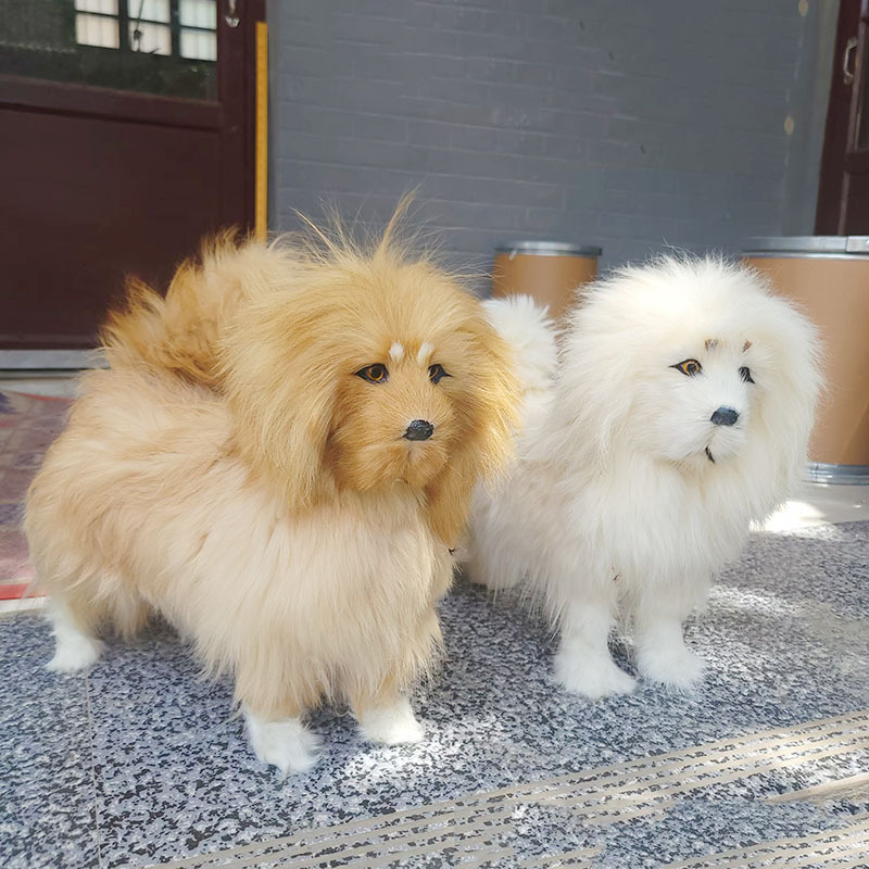 仿真狗狗藏獒犬动物模型摆件儿童礼物毛绒玩具桌面摆件招财道具
