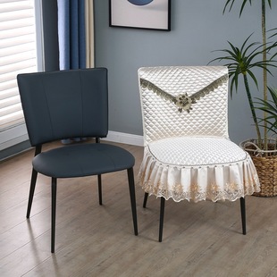 弧形大版 通用全包餐椅垫子坐垫套家用凳子 高端防尘餐桌椅套罩四季