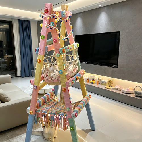 成品多巴胺梯子猫爬架DIY