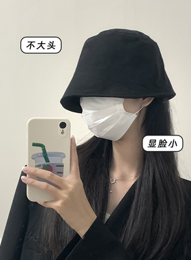 水桶帽逛街街头男女四季款纯色