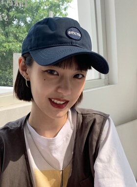 ins网红潮流软顶棒球帽女夏季防晒遮阳鸭舌帽子复古显白街头韩国