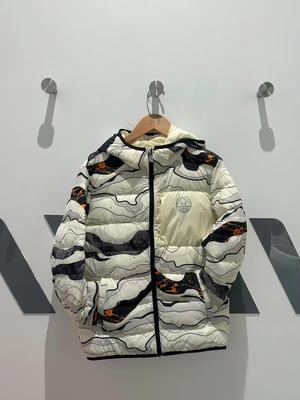 安德玛 25秋冬新款男女儿童运动休闲保暖连帽轻薄羽绒服253306336