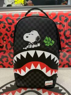 SprayGround专柜正品 透明双肩包W0635708男女包SG背包鲨鱼嘴书包