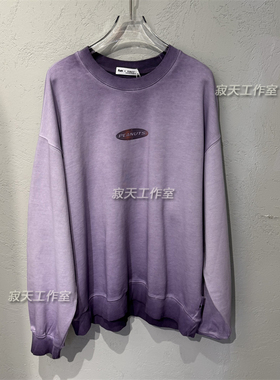 Fun2025秋冬季史努比联名紫色长袖套头衫宽松卫衣男女FDU25304P