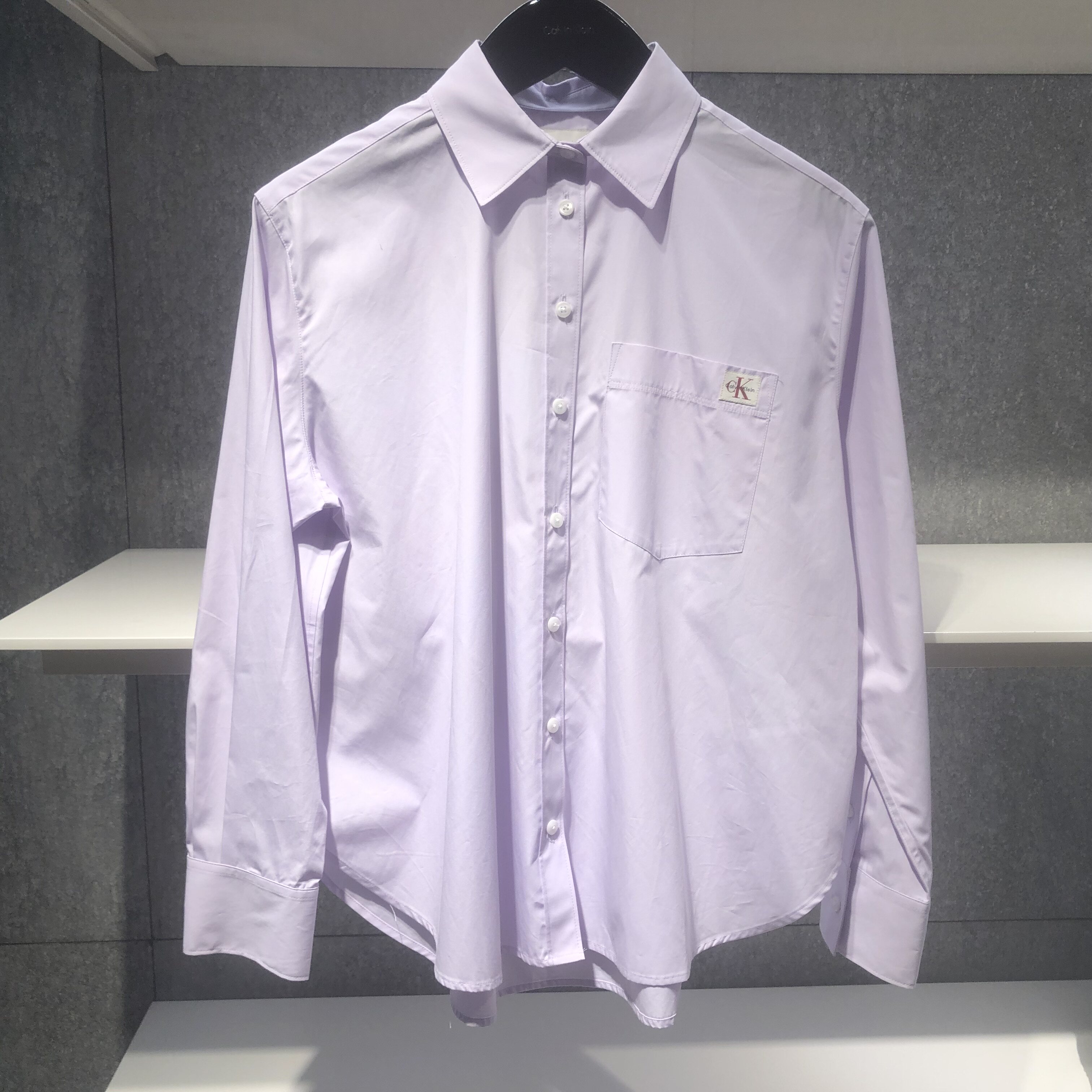 Calvin Klein/CK Jeans女装2026春通勤休闲纯棉长袖衬衫47F147G
