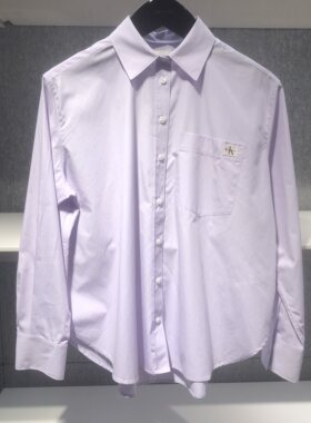 Calvin Klein/CK Jeans女装2026春通勤休闲纯棉长袖衬衫47F147G