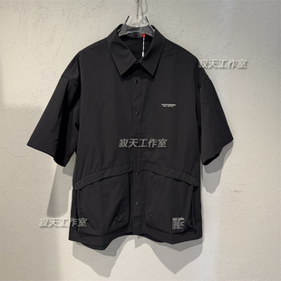 衬衫 速发Fun潮牌25夏季 翻领短袖 新款 FMC15207B 史努比男女速干短袖