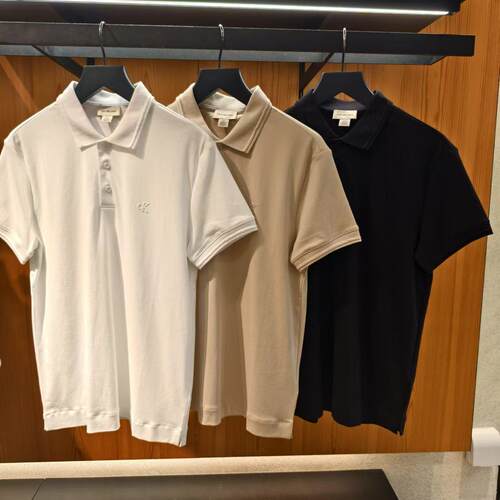 4RAB202 CK Jeans25春夏新款男士浮雕字母休闲净色纯棉短袖POLO衫