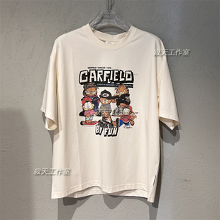 宽松街舞休闲短袖 FGT15105W 新款 Fun潮牌25年夏季 T恤 国内专柜代购