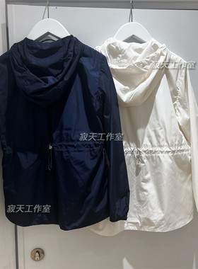 WW45725国内代购Tommy25秋冬新款女休闲运动纯色收腰连帽夹克外套