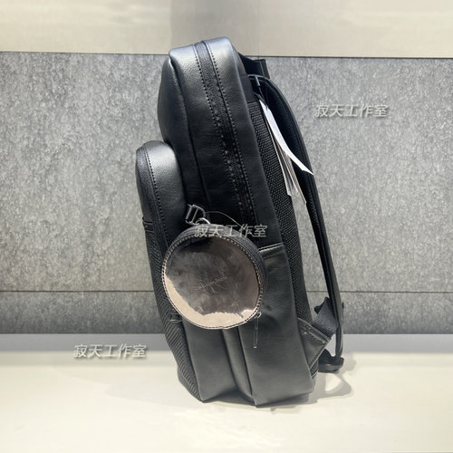 CK Jeans24年春季新款男金属标商务休闲大容量双肩背包书包HH3846