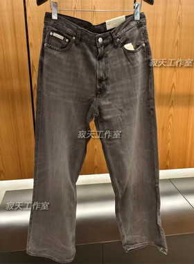 4RC736G国内代购CK Jeans25早秋男莱赛尔混纺宽松垂感垮裤牛仔裤