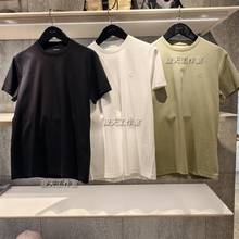 CK Jeans25春夏新款男士休闲通勤浮雕字母纯棉修身短袖T恤4RAB822