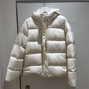 WW45739国内Tommy25秋冬新款女士防风防泼水90鸭绒连帽羽绒服