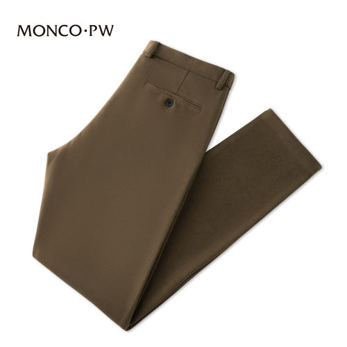 蒙口透男士秋冬百搭保暖休闲裤