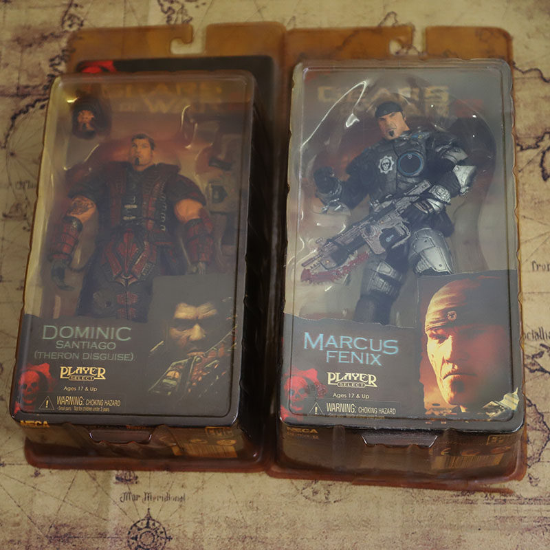 NECA  战争机器  达蒙 巴德 兽人弩手 兽族女王 手办模型原版老货