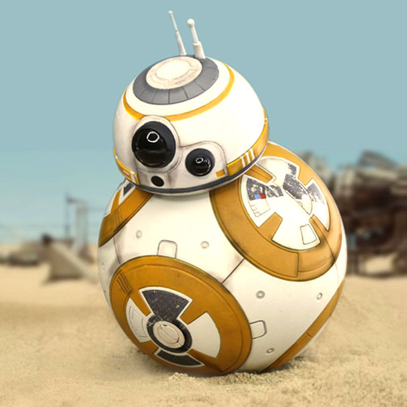 星球大战8最后的绝地武士 小滚球 bb8 不倒翁BB8机器人手办模型