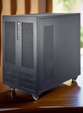 双塔式服务器机箱多40/50系列显卡双路主板360水冷位AI学习工作站