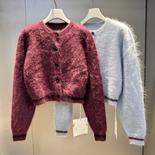 MACQNF正品2026冬新款百搭个性显瘦宽松慵懒风马海毛外套MQ89277