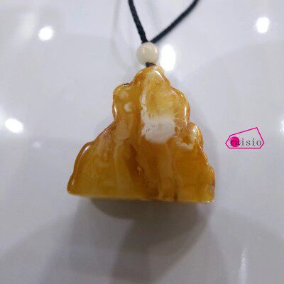 精品纯天然蜜蜡吊坠正品白花蜜原石挂件一物一图假一赔十