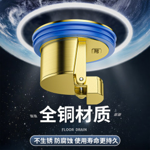 家用铜地漏芯卫浴厨房下水道多用排水防蛀防堵防异味工具