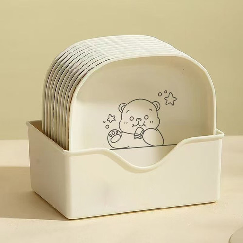 塑料吐骨碟高级放菜吐骨头盘碟