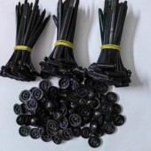 扎带卡扣穿心钉汽车挡泥板叶子板内衬后备箱扎带式 卡扣多功能通用