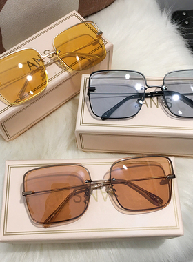 高级感网红太阳镜海边潮