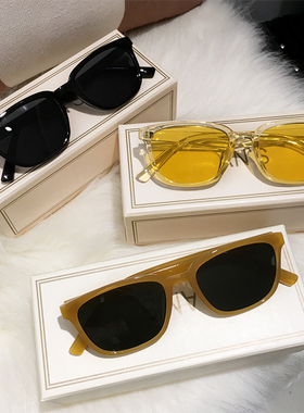 小红书韩国潮牌墨镜男女情侣小框