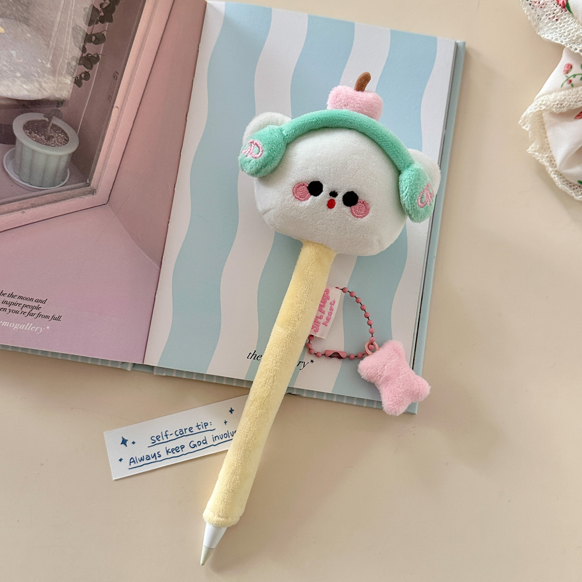 可爱毛绒笔套applepencil保护套