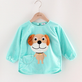 漂亮轻奢儿童罩衣吃饭衣可爱男孩女孩宝贝反穿衣防水防油防脏护衣