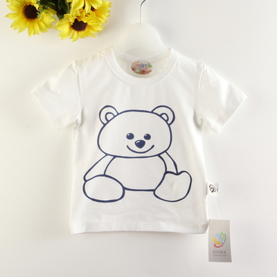 背心上衣小孩短袖T恤宝宝外穿