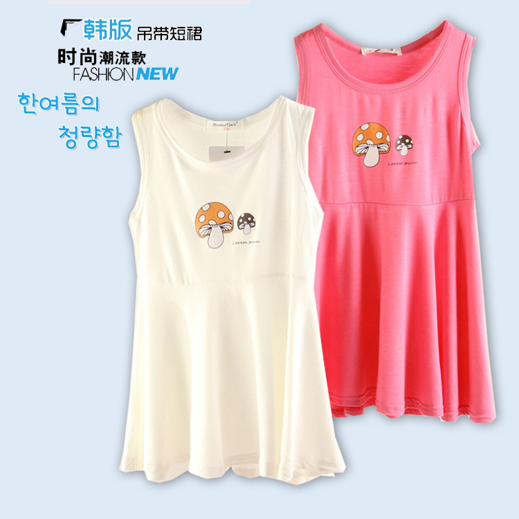 儿童睡衣女童莫代尔睡裙家居服