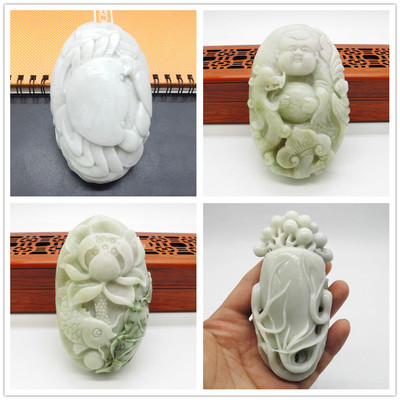 独玉手把南阳天然玉石雕刻