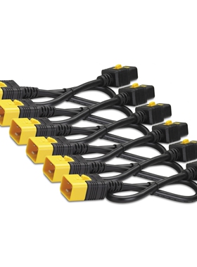 APC施耐德 AP8714S 电源线套件6件可锁定型 C19至C201.2米AP8714R