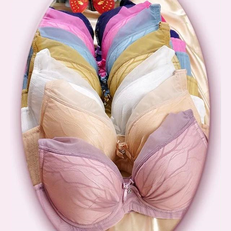 珠密琪B罩杯软钢圈聚拢文胸内衣