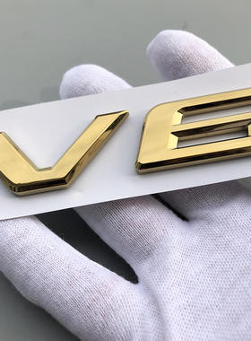 埃尔法V6英文字母车标 阿尔法ALPHARD专车用改装Vellfire尾门车贴