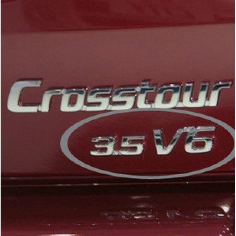 适用歌诗图V6 3.5排量标 crosstour机盖车标后备箱车贴 尾盖标AWD