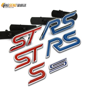 福特蒙迪欧福克斯嘉年华汽车改装运动ST车标RS金属中网标尾标车贴