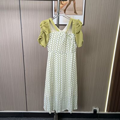 2011撤柜AL夏季新款法式裙子设计气质碎花甜美显瘦连衣裙