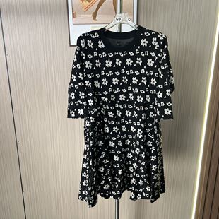 9450品牌撤柜ST时尚女装新款简约气质印花连衣裙裙子碎花