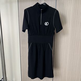 4899品牌剪标中长款POLO显瘦裙子短袖收腰运动新款休闲夏季连衣裙