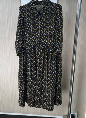 9720品牌撤柜南油货夏季新款碎花连衣裙女宽松版过膝长裙