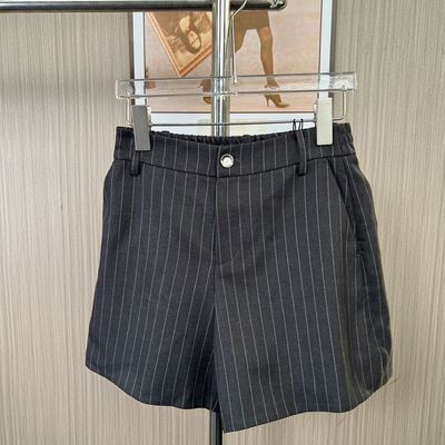 1166撤柜DS时尚百搭西装条纹设计款休闲短裤