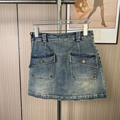 1048撤柜xxq春秋时尚百搭牛仔半身裙短裙
