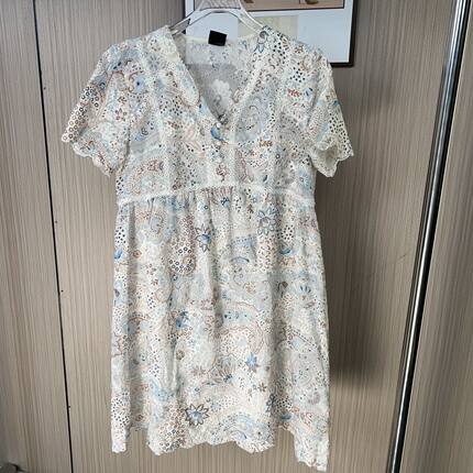 5607撤柜剪夏装天丝连衣裙精品女装夏季新款气质时尚收腰显瘦蕾丝