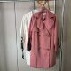 秋冬气质中长款 1188撤柜FT风衣时尚 春秋粉色女士新款 外套百搭休闲