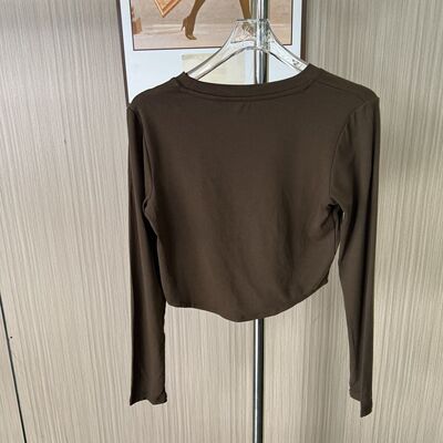 6058品牌撤柜ST时尚女装新款设计上衣打底春秋新款修身长袖